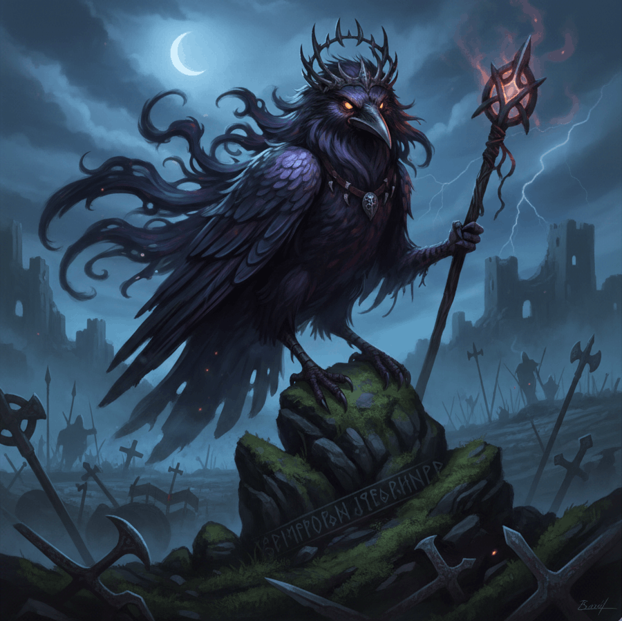 Macha and Bodb of the Morrigan